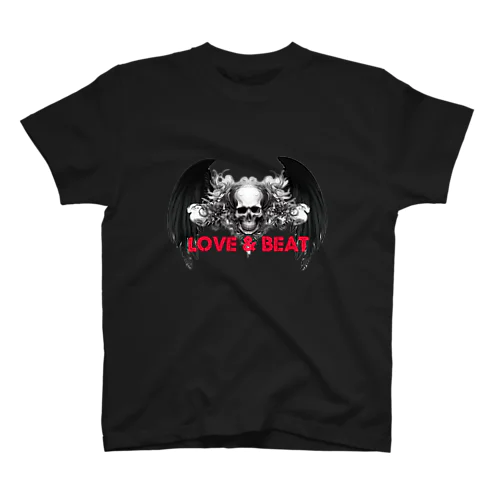 LOVE&BEAT スカル2 Regular Fit T-Shirt