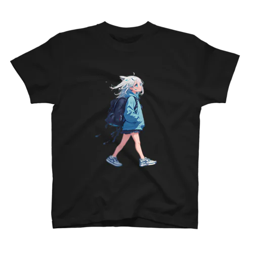 お出かけ少女 Regular Fit T-Shirt