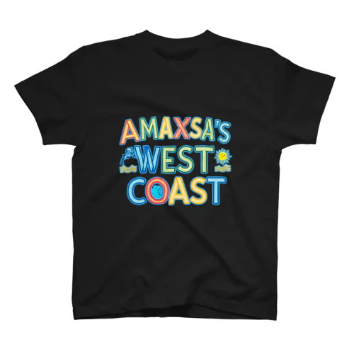 Amaxsa西海岸-Logo スタンダードTシャツ