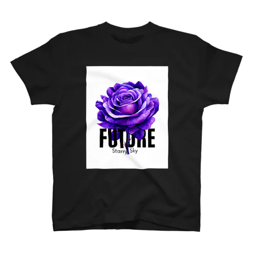 紫色の薔薇 Regular Fit T-Shirt