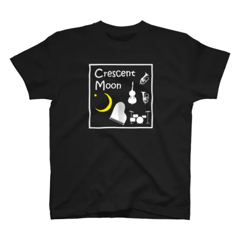 CrescentMoon🌙2024 flame black スタンダードTシャツ