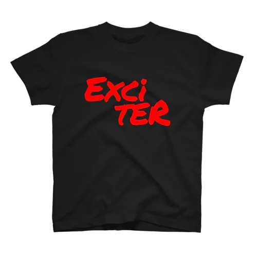  Exciter(文字バージョン) Red Regular Fit T-Shirt