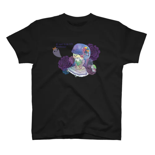【#yamikawaii系女子】紫ちゃん(仮) Regular Fit T-Shirt