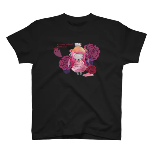 【yamikawaii系女子】ピンクちゃん(仮) スタンダードTシャツ