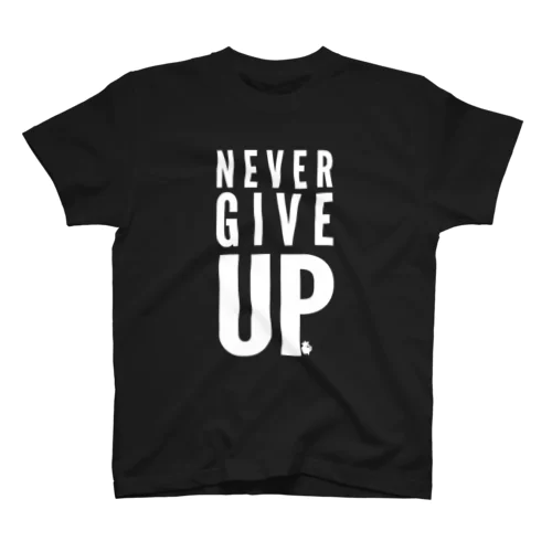 NEVER GIVE UP スタンダードTシャツ