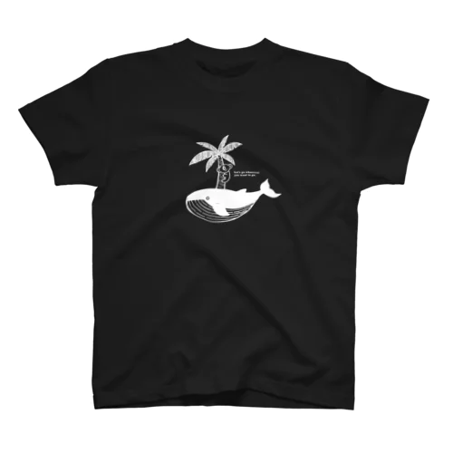 ニキータとヤシクジラ　ホワイト スタンダードTシャツ