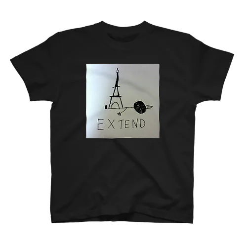 EXTEND ホワイト Regular Fit T-Shirt