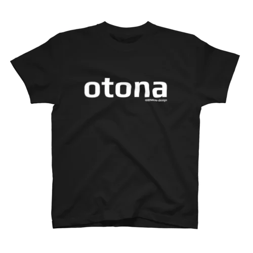 黒Ｔ『 おとなシャツ 』MJ001-SDTS (※ﾎﾜｲﾄｲﾝｸｼﾞｪｯﾄ印刷) Regular Fit T-Shirt