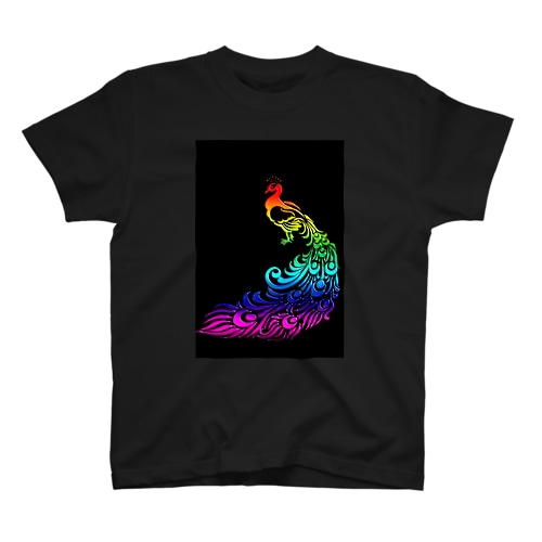ニジイロクジャク Regular Fit T-Shirt