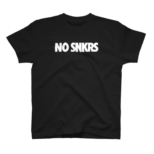 NO SNKRS [+バックプリント] Regular Fit T-Shirt