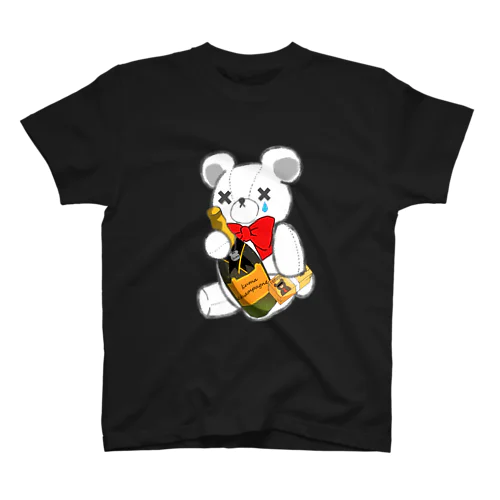 SAKEくま champagne スタンダードTシャツ