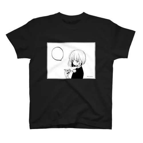 プリン食べる子 Regular Fit T-Shirt