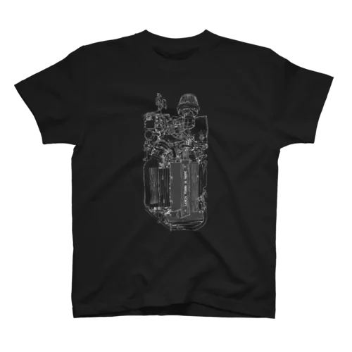 LANCIA DELTA ENGINE(WH) Regular Fit T-Shirt