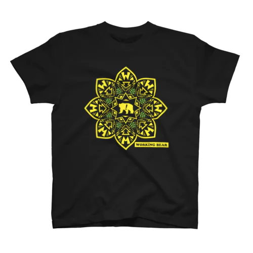 【WORKING BEAR】Bear Blossom Yellow スタンダードTシャツ