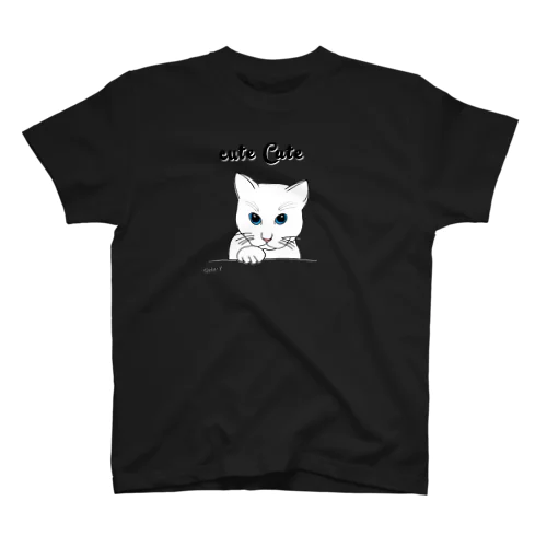 女白猫 スタンダードTシャツ