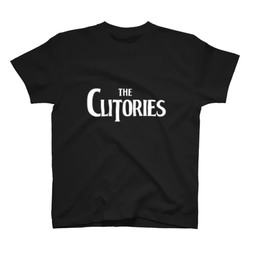 THE CLITORIES ロゴ（白文字） スタンダードTシャツ