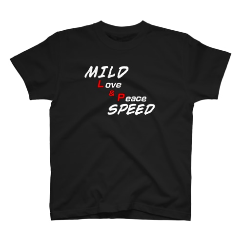 あおり運転反対 黒 Regular Fit T-Shirt