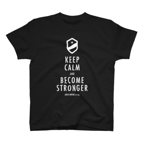 JENCO -KEEP CALM BECOME & STRONGER Regular Fit T-Shirt