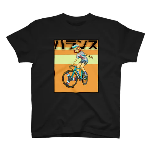 バランス (inked fixie girl) Regular Fit T-Shirt