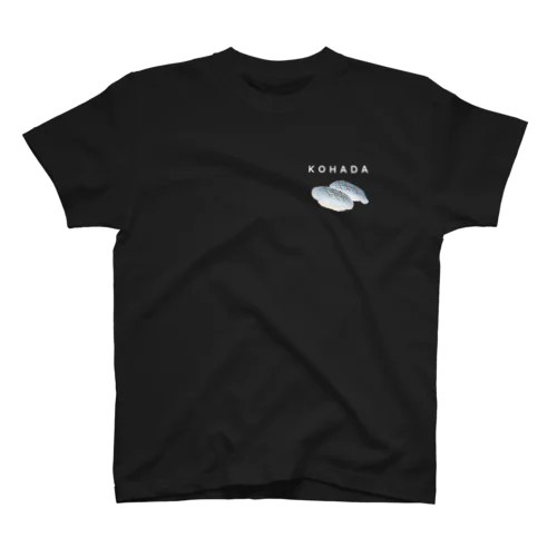 KOHADA コハダ 02（黒）小さい Regular Fit T-Shirt