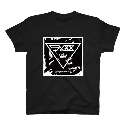 トライアングルロゴ Tシャツ ブラック スタンダードTシャツ