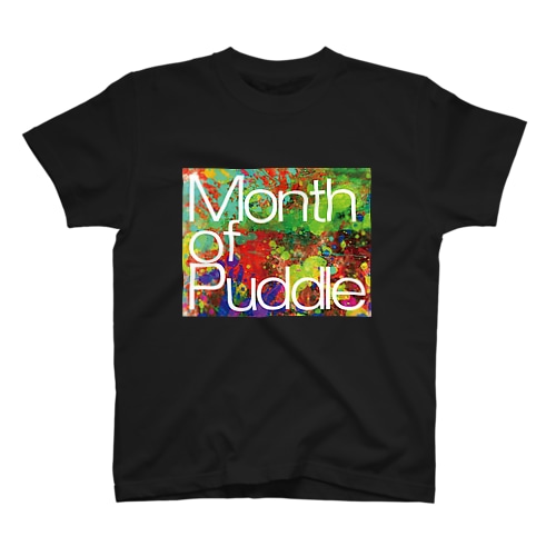 Month of Puddle ロゴ② Regular Fit T-Shirt