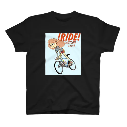 !RIDE! (CARTOON STYLE) Regular Fit T-Shirt