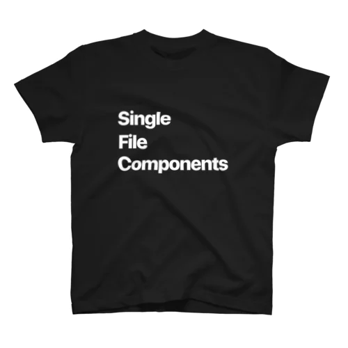 Single File Components (Dark Mode) Regular Fit T-Shirt
