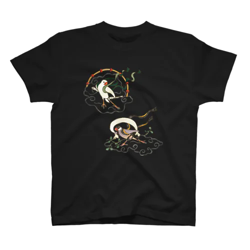 文鳥風神雷神 スタンダードTシャツ