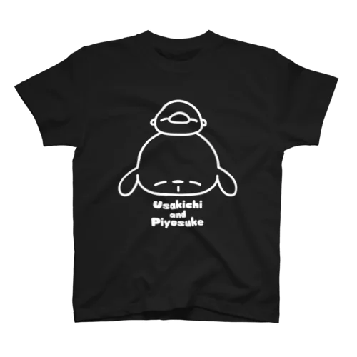 うさきちとぴよすけ　その1(ホワイト) スタンダードTシャツ