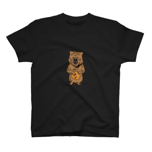 cowardly bear black  Regular Fit T-Shirt