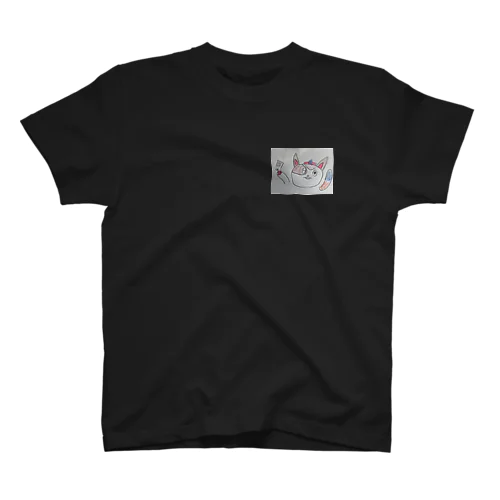 王様のネコ Regular Fit T-Shirt