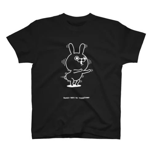 うさぎ１００％ゔぃーん（濃色） Regular Fit T-Shirt