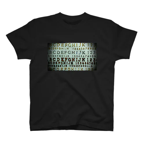 alphabet。 スタンダードTシャツ