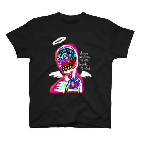 DIRTY ART "ANGEL" Regular Fit T-Shirt