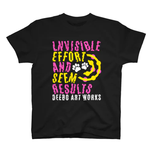 Invisible effort And Seem results スタンダードTシャツ