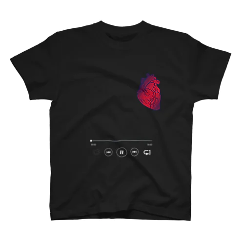 Music heart beats Regular Fit T-Shirt
