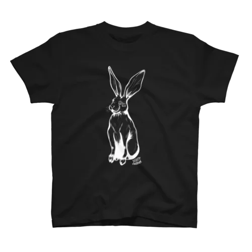 if_rabbit_wht_tpr スタンダードTシャツ