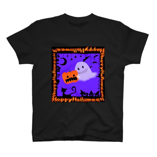 ハロウィン（オバケ01） スタンダードTシャツ