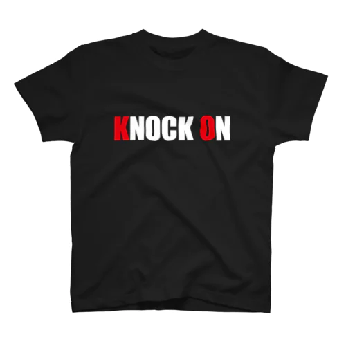 ラグビー　KNOCK ON 黒 Regular Fit T-Shirt