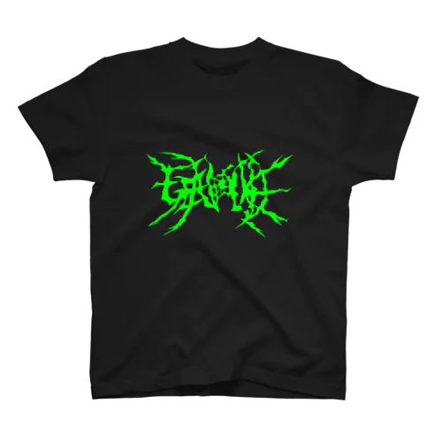 GENOCIDE メタルロゴ　グリーン Regular Fit T-Shirt