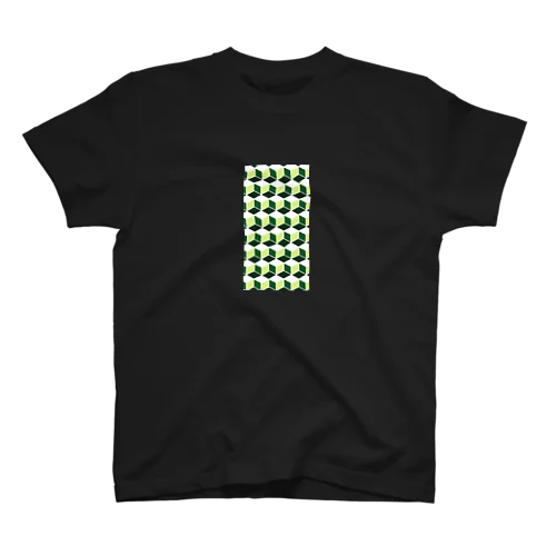 キュービック　緑 スタンダードTシャツ