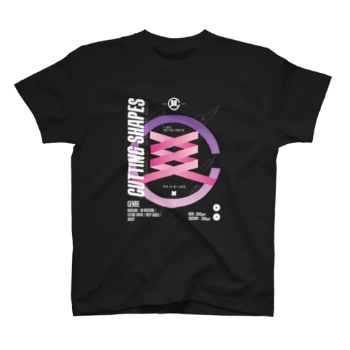 Cutting Shapes（暗色用） スタンダードTシャツ