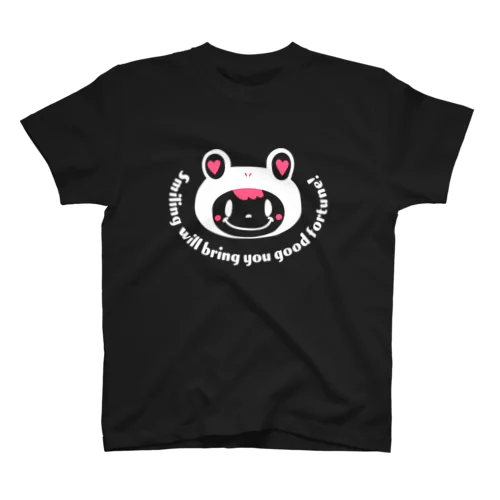 笑顔でケロル(白) スタンダードTシャツ