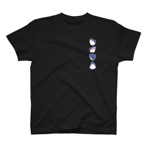 ４連サメあたま Regular Fit T-Shirt