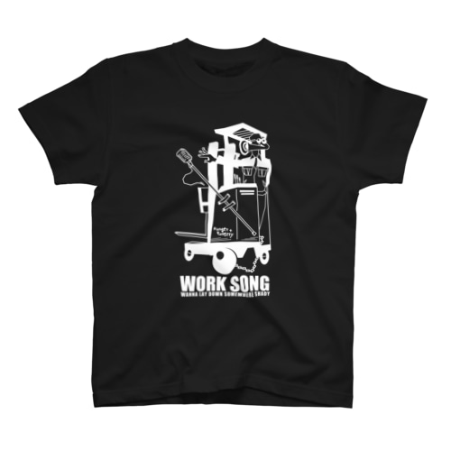 WORK SONG -white- Regular Fit T-Shirt