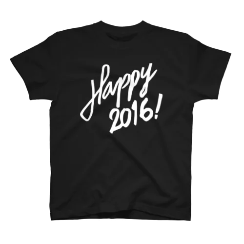 HAPPY 2016正月 グッズ BLACK'n'WHITE Regular Fit T-Shirt