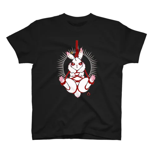 吊り緊縛ウサギ:白 Regular Fit T-Shirt
