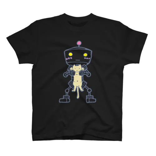 茶ネコとロボット スタンダードTシャツ