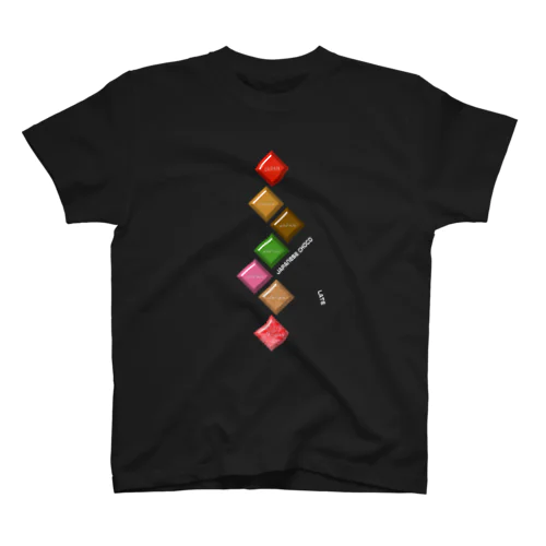 JAPANESE CHOCOLATE-Zigzag Regular Fit T-Shirt